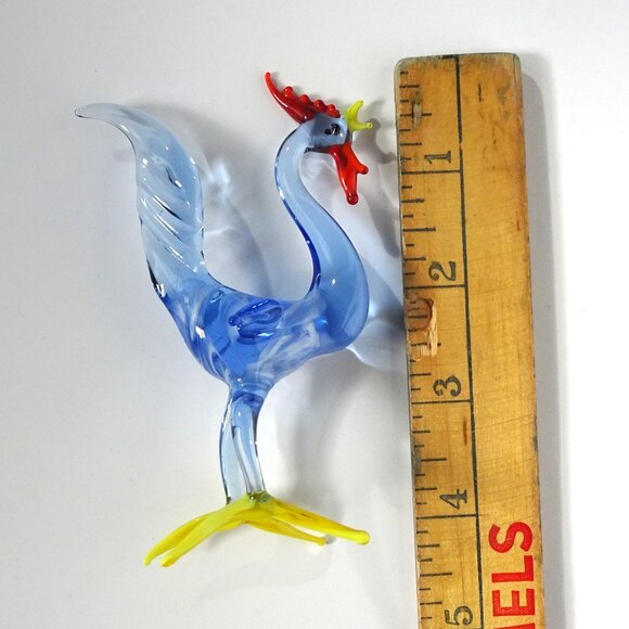 Vintage Glass Rooster - Picture 3 of 5
